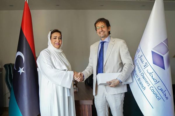 Italy’s Benghazi Consul Batori meets Business Council’s eastern branch head