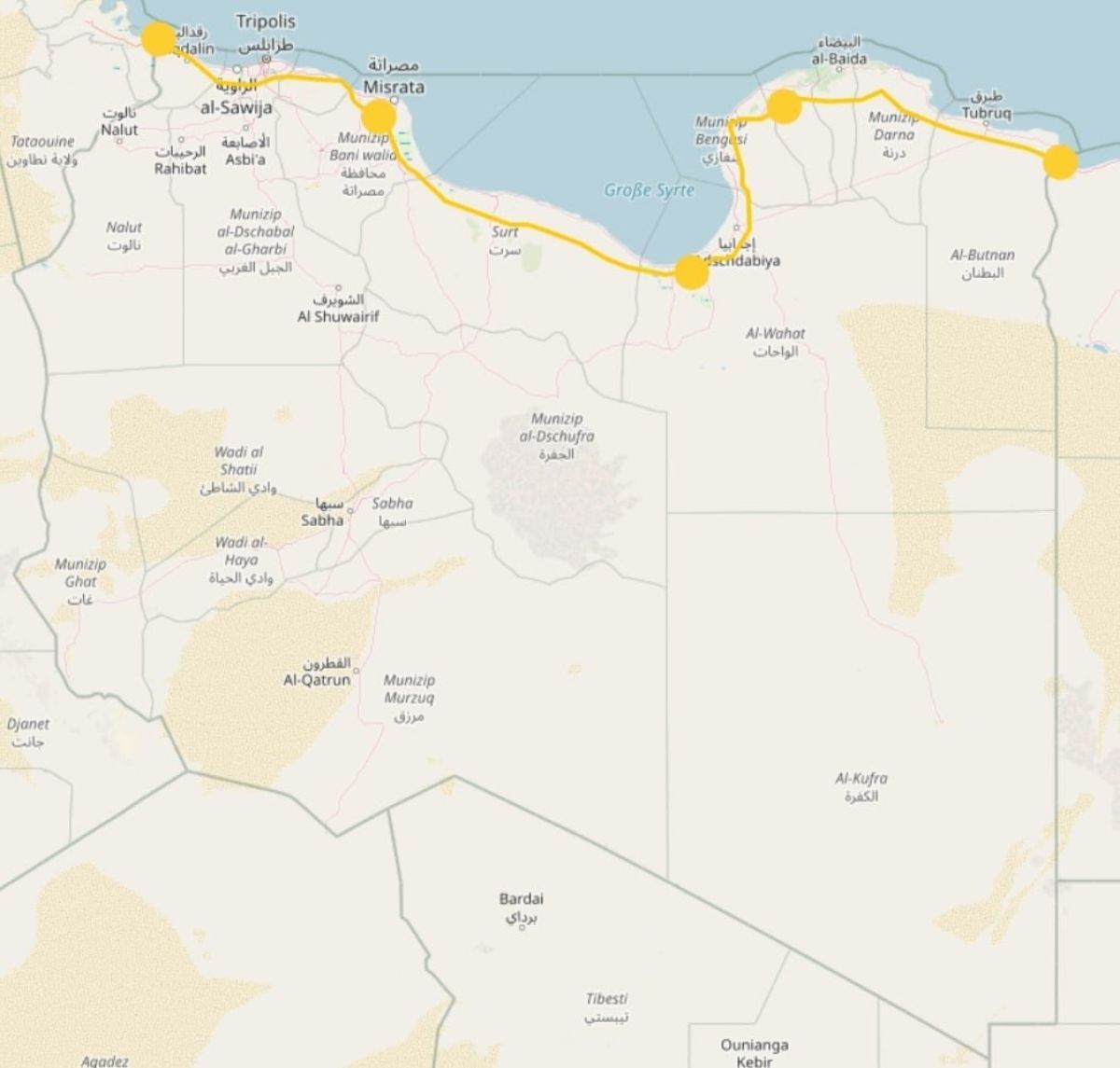 Prequalification tender invitations for coastal motorway project to be built by Italian companies sent out