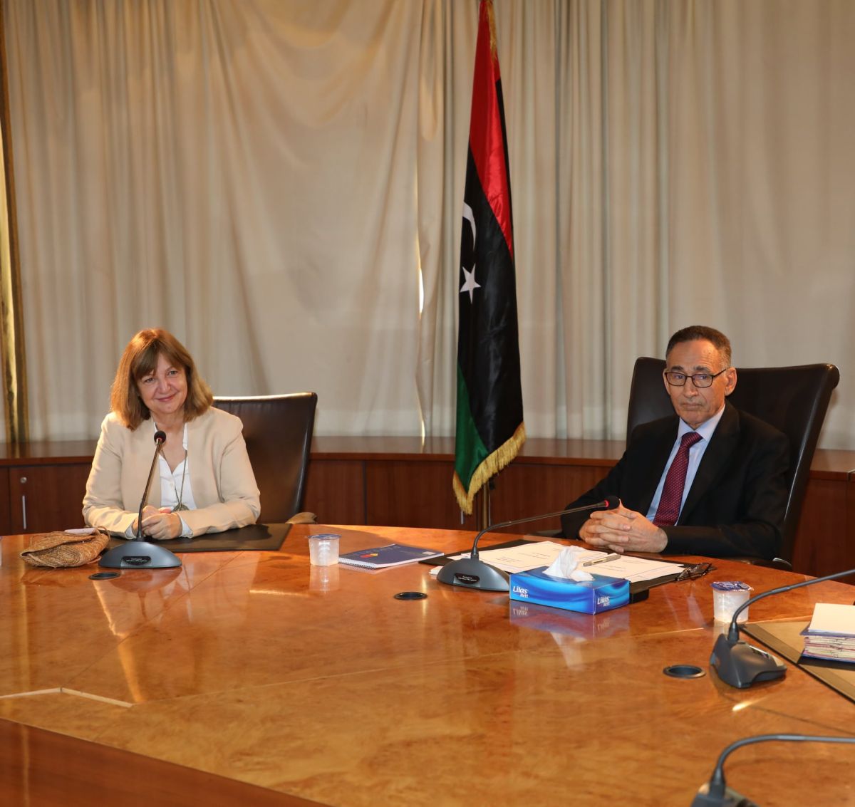 French ambassador and accompanying business delegation meet Economy Minister Hwej