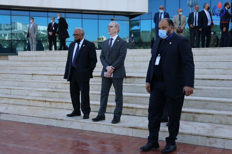 The Arrival Of The President And General Manager Of Sonatrach Company To Libya.
