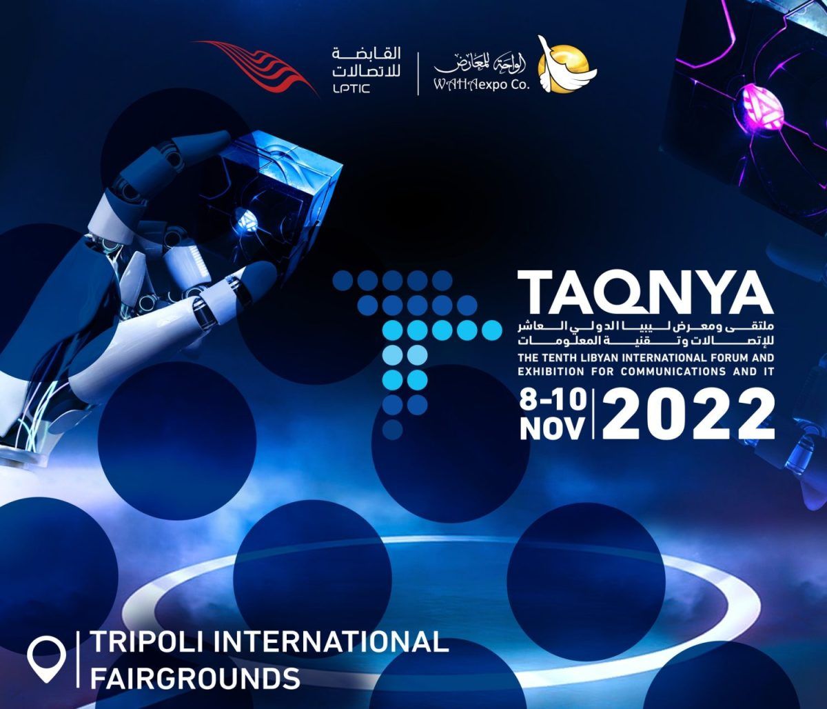Telecom and Information Technology Expo, Taqnya 2022: 8 to 10 November – Tripoli