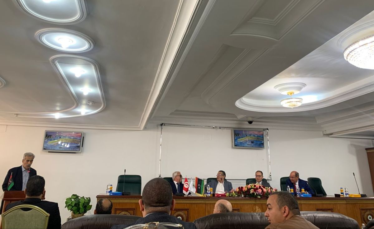 A meeting between the Tripoli Chamber of Commerce and the Tunis Chamber of Commerce