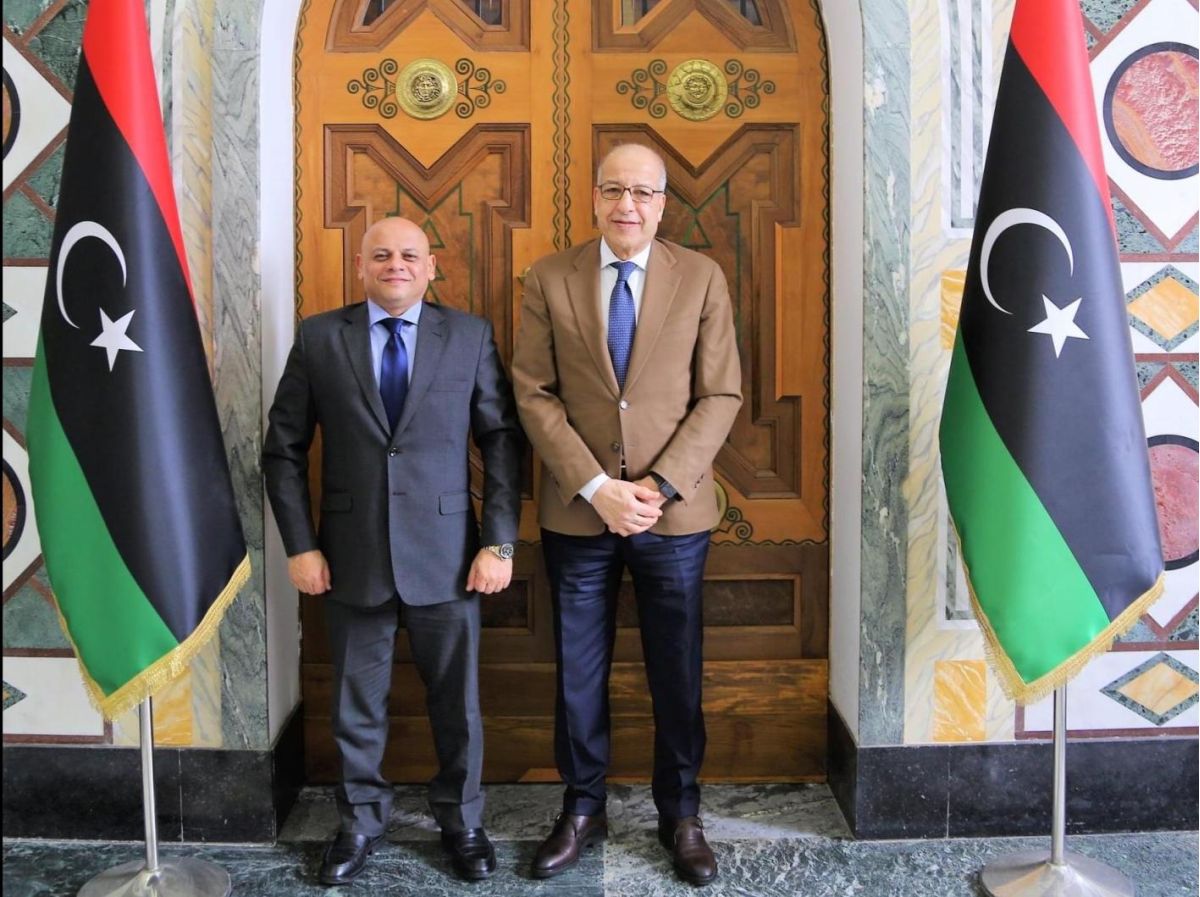 CBL Governor, Egyptian Ambassador to Libya discuss cooperation.