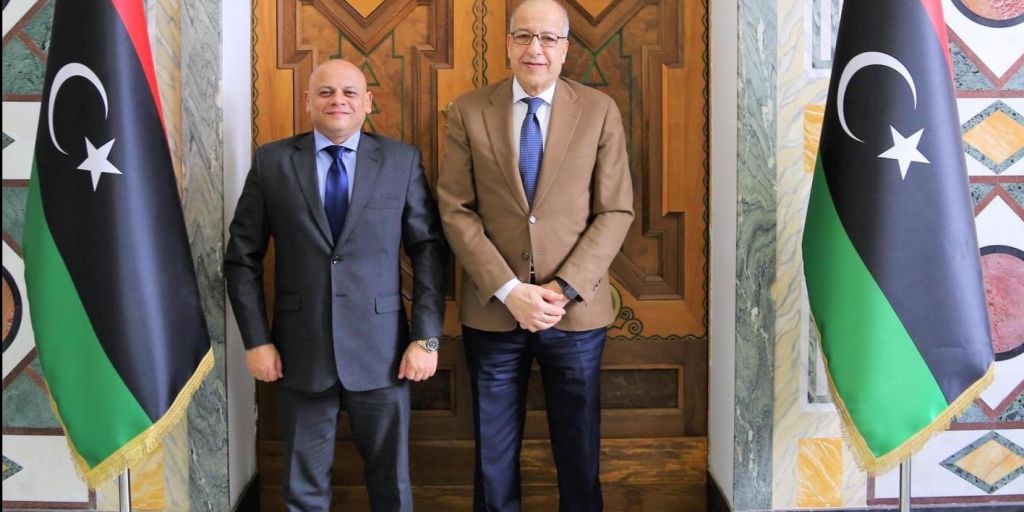 CBL Governor, Egyptian Ambassador to Libya discuss cooperation.