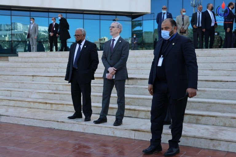 The Arrival Of The President And General Manager Of Sonatrach Company To Libya.