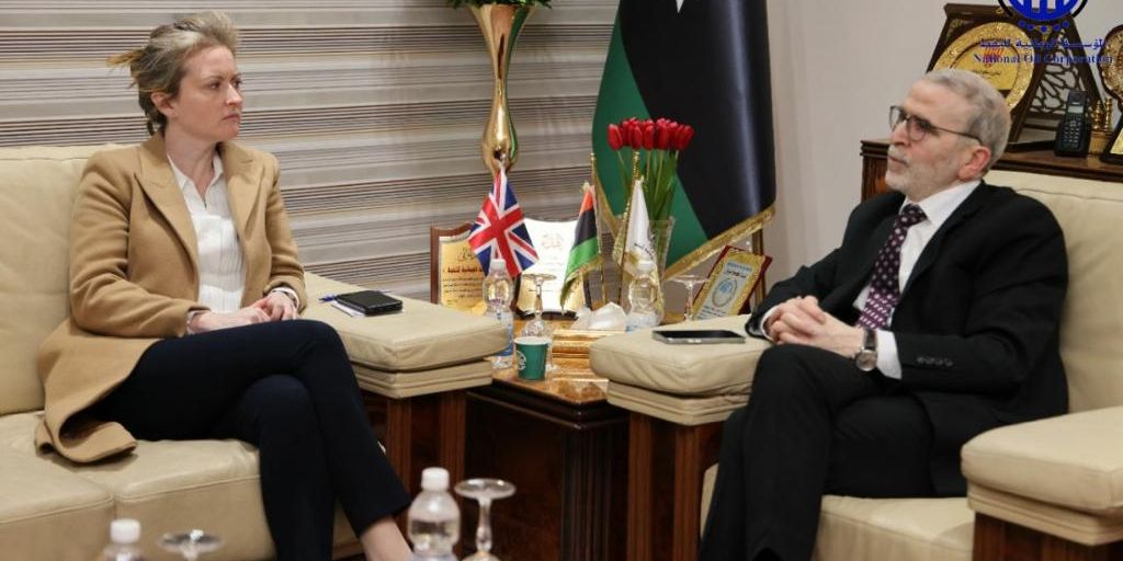 NOC Chairman Receives UK Deputy Ambassador To Libya Kate English.