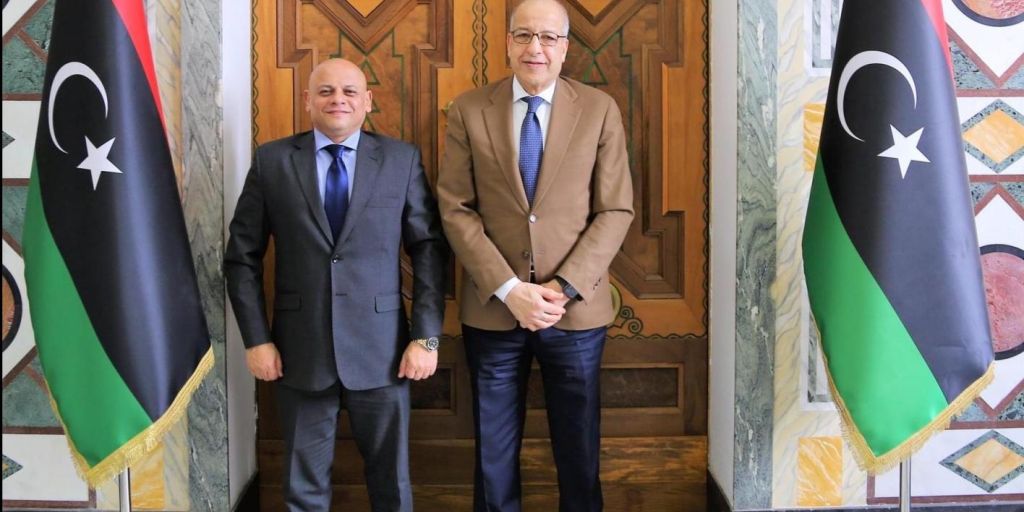 CBL Governor, Egyptian Ambassador to Libya discuss cooperation.