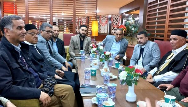 لقاء رئيس مجلس أصحاب الاعمال الليبيين مع نخبة من رجال الأعمال