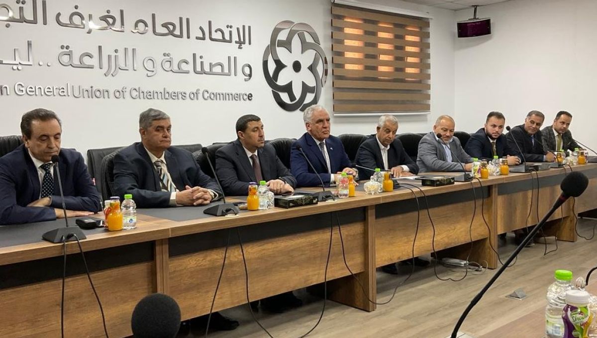 رئيس الإتحاد العام لغرف التجارة والصناعةو الزراعة يلتقي السفير القطري