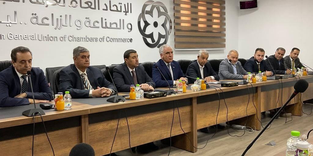 رئيس الإتحاد العام لغرف التجارة والصناعةو الزراعة يلتقي السفير القطري