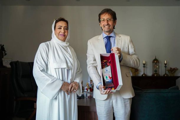زيارة القنصل العام الايطالي