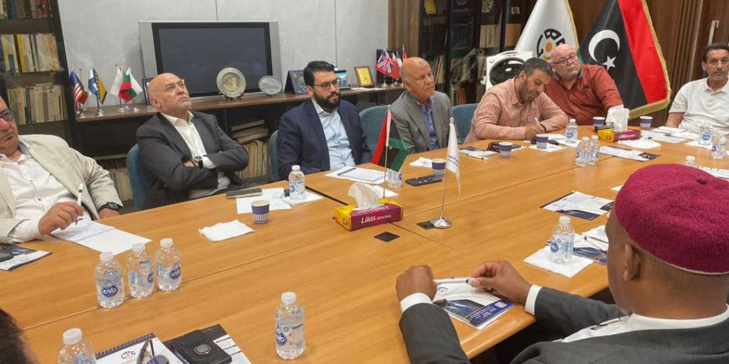 اجتماع الإدارة التنفيذية بأعضاء مجلس أصحاب الأعمال الليبيين لمناقشة قضايا هامة