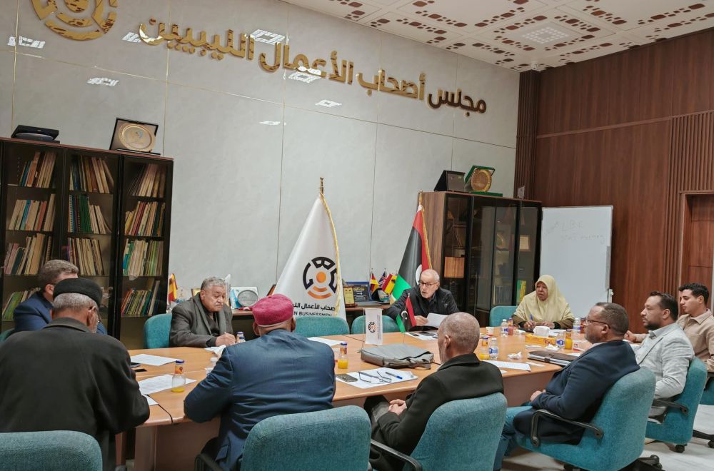 لجنة الزراعة بمجلس أصحاب الأعمال الليبيين تبحث ترتيبات زيارة وفد الشركات الإسبانية الزراعية، بهدف تعزيز التعاون الدولي في المجال الزراعي.