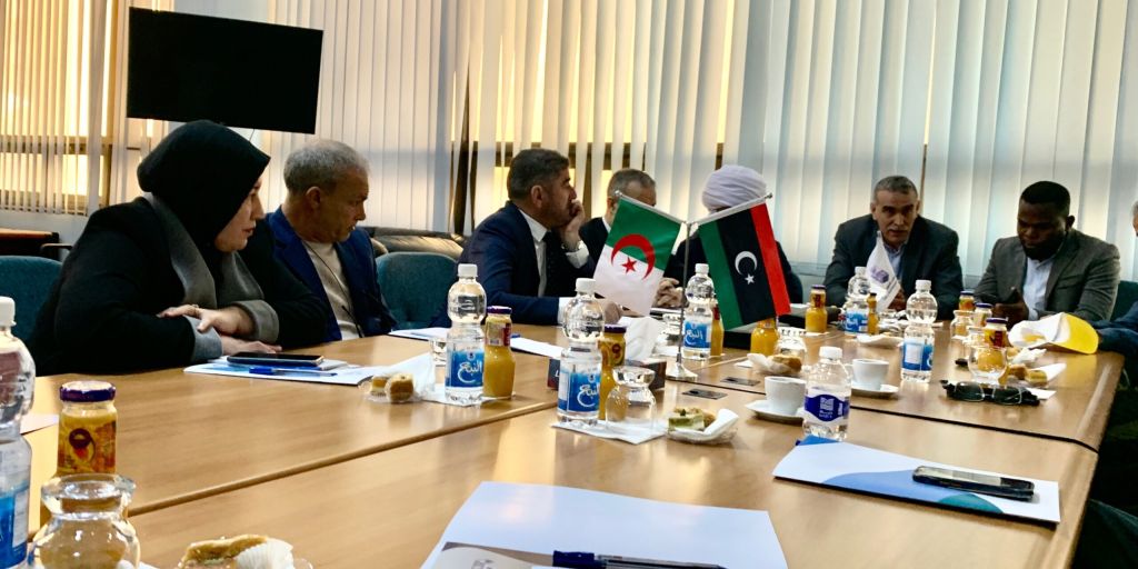 لقاء مجلس أصحاب الأعمال الليبيين بوفد اقتصادي وتجاري جزائري