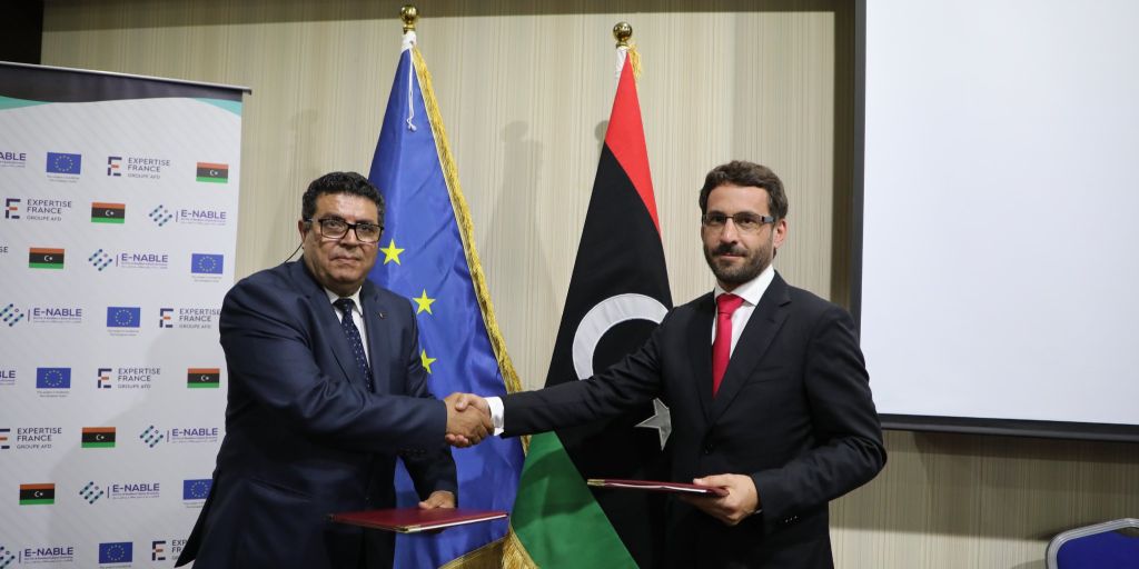 تدشين مشروع E-NABLE لدعم المؤسسات الليبية في الحوكمة الاقتصادية والتحول الرقمي.